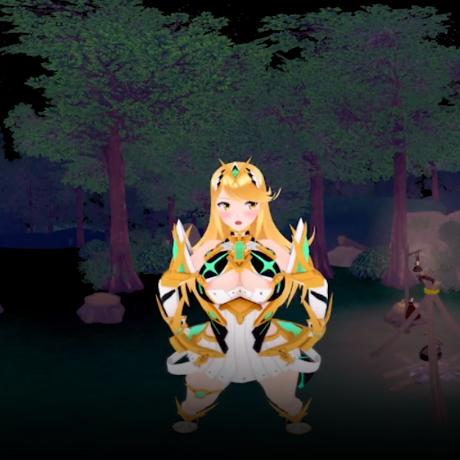 Mythra Xenoblade wants to be just with you VR Porn Video