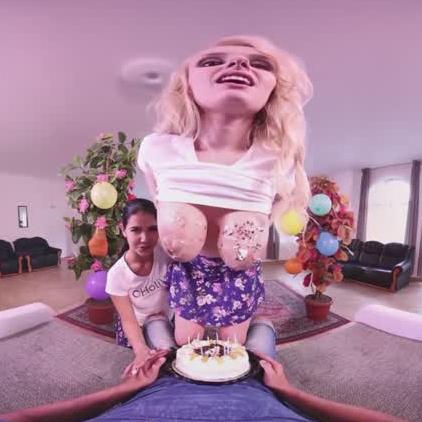 Birthday Threesome Surprise VR Porn Video