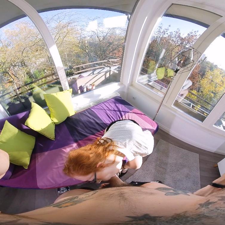 A glorious and stunning redhead VR Porn Video